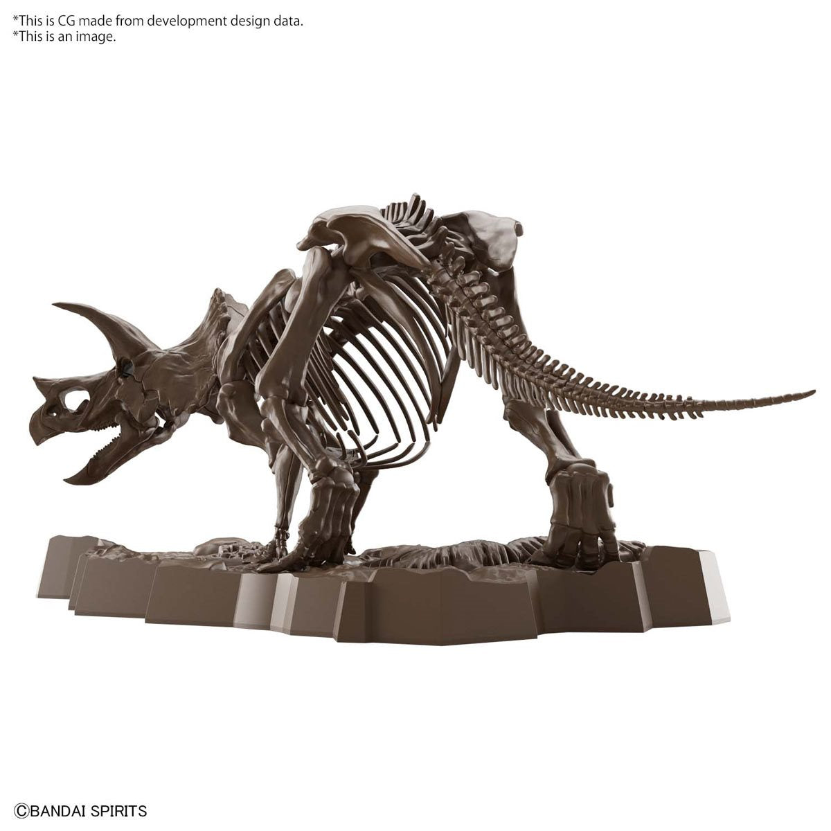 PRESALE | Discovery Plamodel Museum - Imaginary Skeleton Triceratops 1/32 Scale Model Kit (Bandai)
