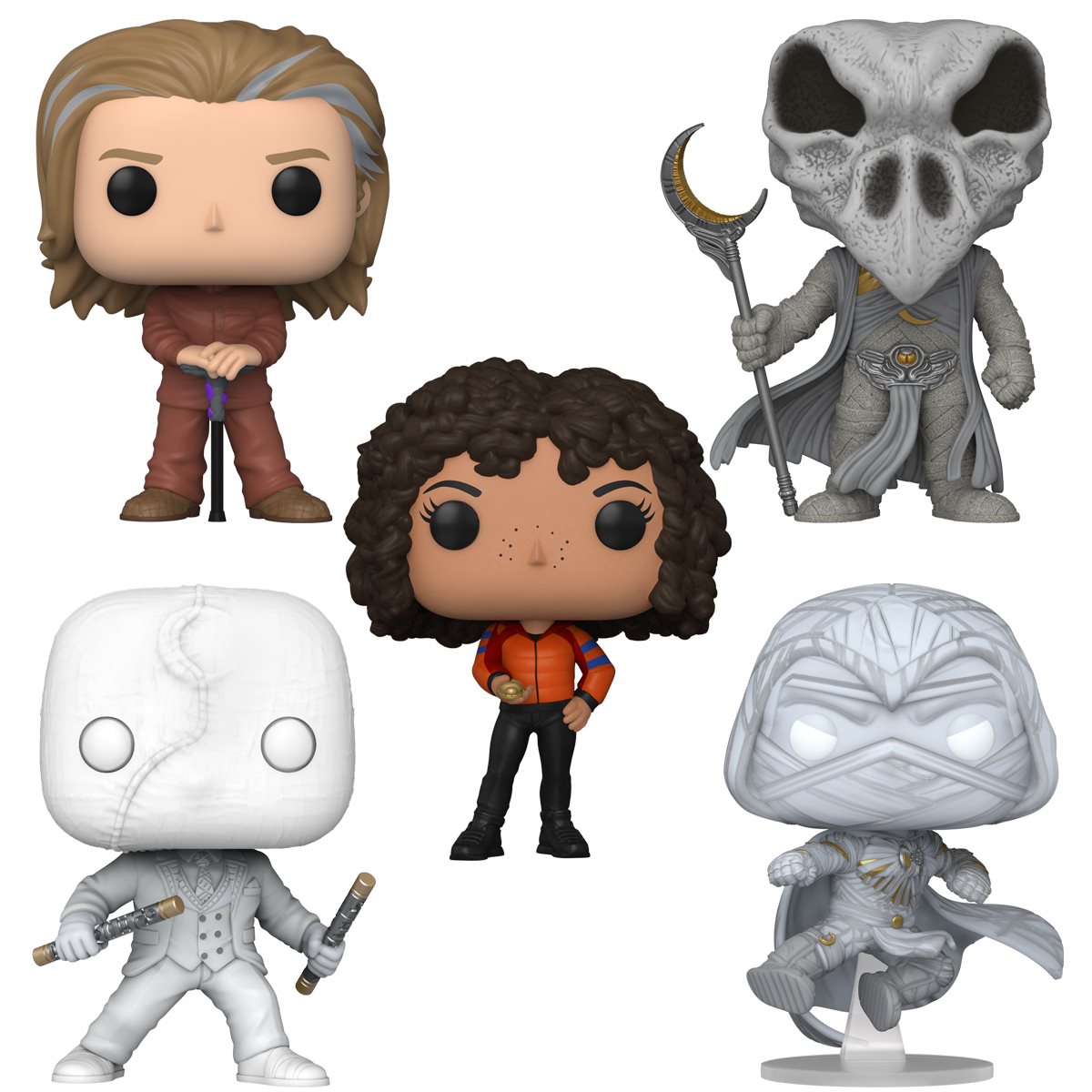 PRESALE | Funko POP! Marvel Moon Knight 5 Piece Set - Layla El-Faouly - Khonshu - Arthur Harrow