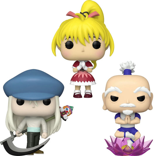 PRESALE | Funko POP! Animation: Hunter x Hunter - 3 PIECE SET - Netero Bisky Kite Vinyl Figure