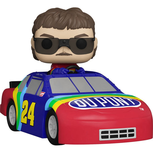 PRESALE | Funko POP! Ride Super Deluxe: NASCAR - Jeff Gordon - #283 Driving Rainbow Warrior Vinyl Figure