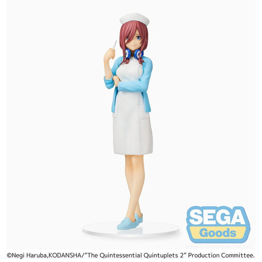 PRESALE | The Quintessential Quintuplets - Nakano Miku - Nurse Version - SPM Super Premium Statue Figure (SEGA)