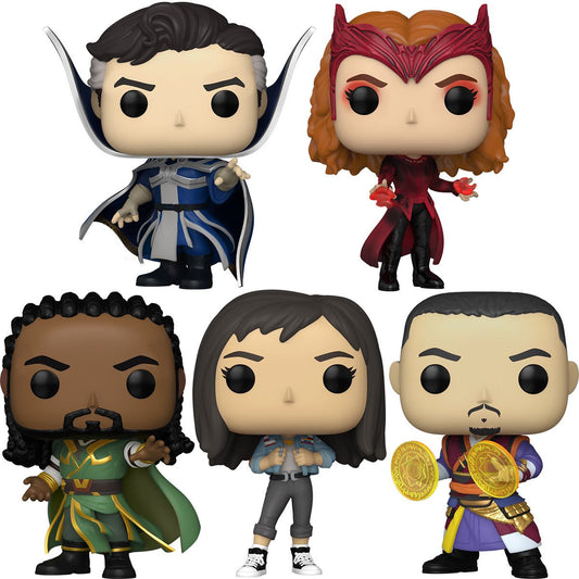 PRESALE | Funko POP! Doctor Strange: Multiverse of Madness SET - Vinyl Bobblehead