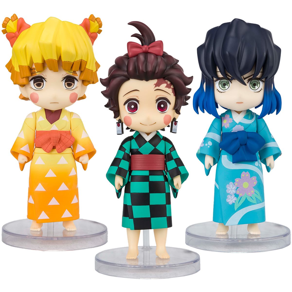 PRESALE | Demon Slayer: Kimetsu no Yaiba - Entertainment District Arc - Kamado Tanjirou - Agatsuma Zenitsu - Hashibira Inosuke - Figuarts mini - SET (Bandai Spirits)