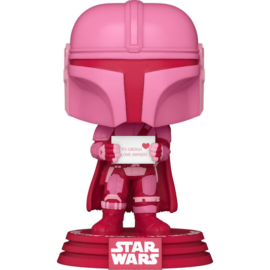 PRESALE | Funko POP! Star Wars: Valentine's Day The Mandalorian #495 Vinyl Bobblehead