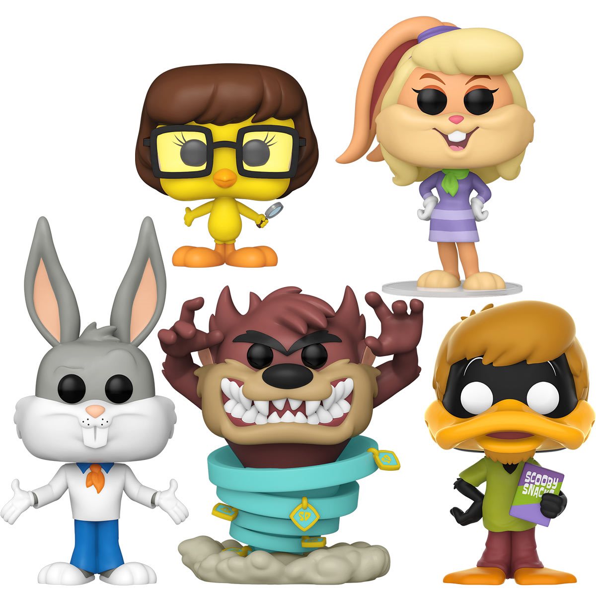 PRESALE | Funko POP! Animation: Warner Bros. 100th Anniversary - Looney Tunes x Scooby-Doo - SET Vinyl Figures