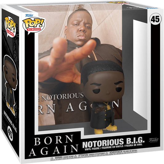 PRESALE | Funko POP! Albums: Born Again - Notorious B.I.G. with Display Case #45 Vinyl Figures