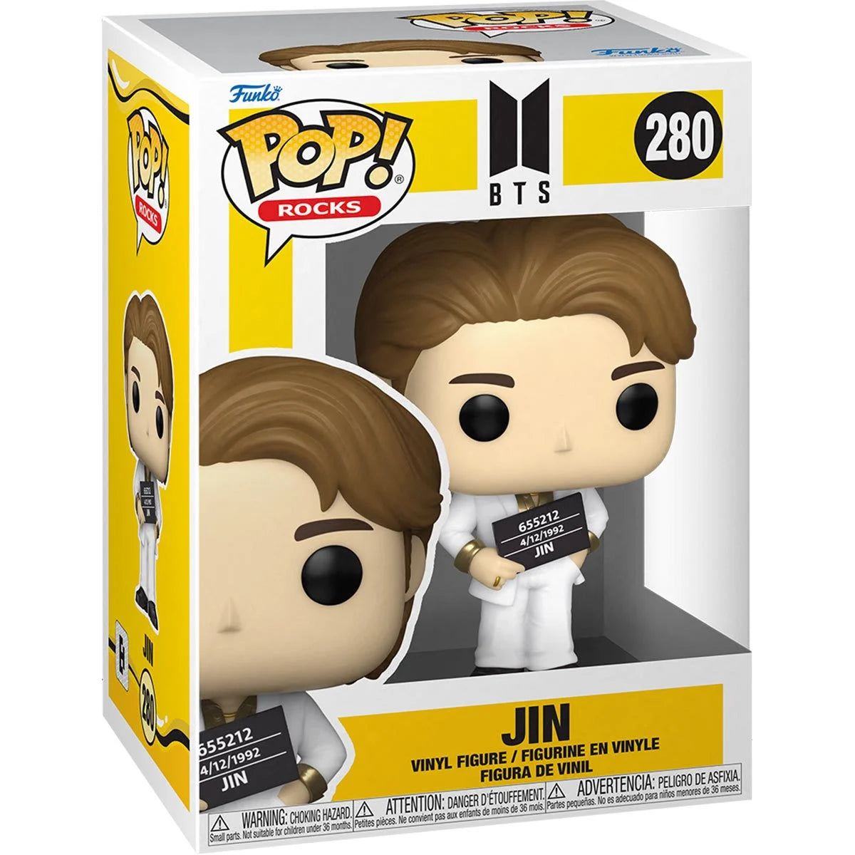 Funko POP! Rocks: BTS - BUTTER - Kim Seok-jin - Jin #280 Bobblehead Vinyl Figure