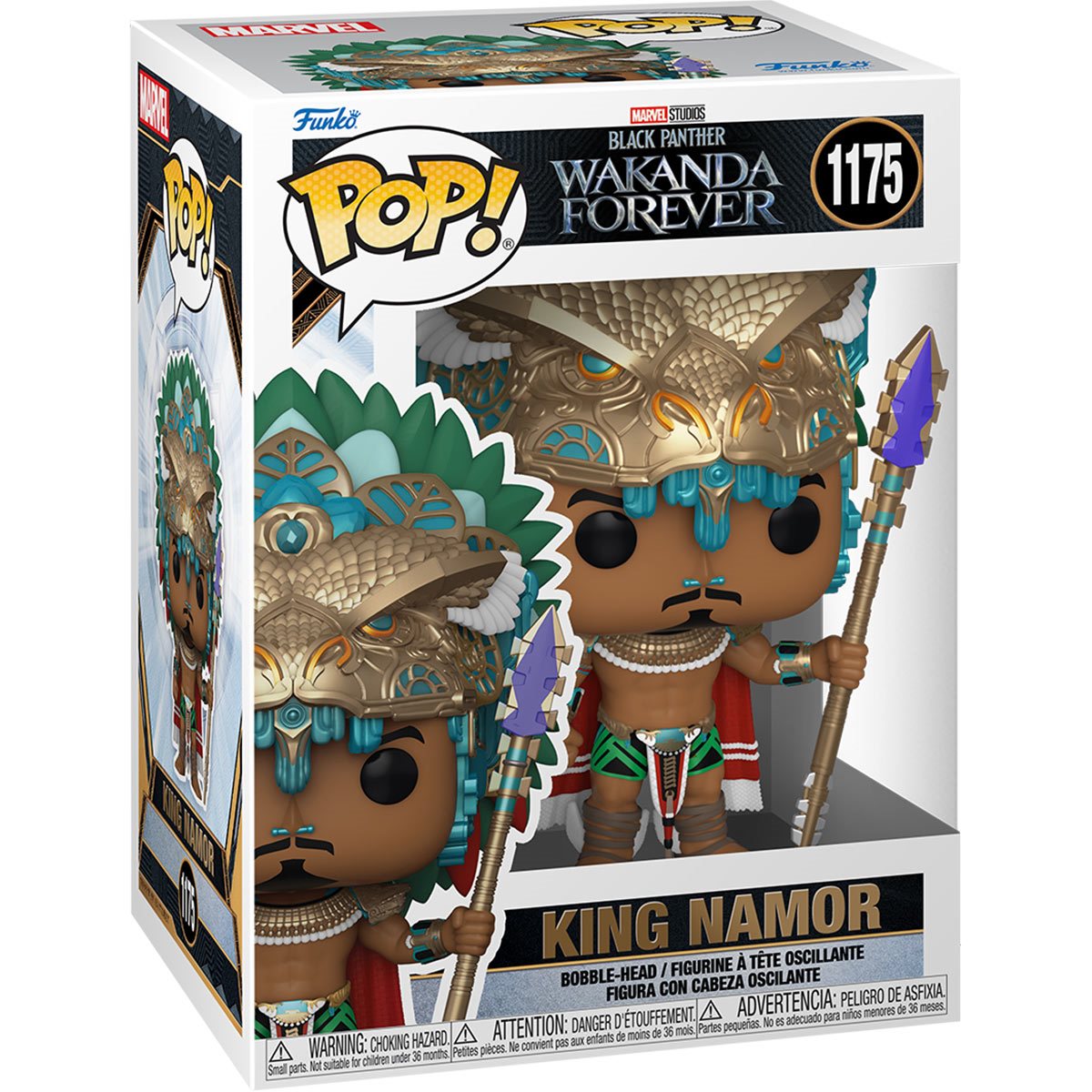 Funko POP! Marvel: Black Panther: Wakanda Forever - King Namor #1175 Vinyl Bobblehead Figure