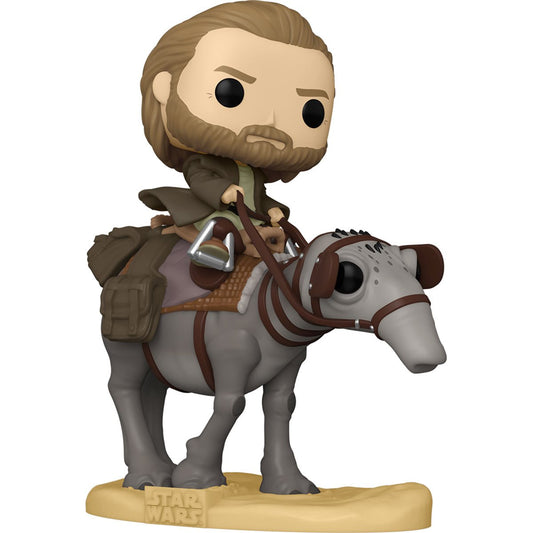 PRESALE | Funko POP! Rides Deluxe - Star Wars - Obi-Wan Kenobi - Ben Kenobi on Eopie #549 Vinyl Bobblehead Figure