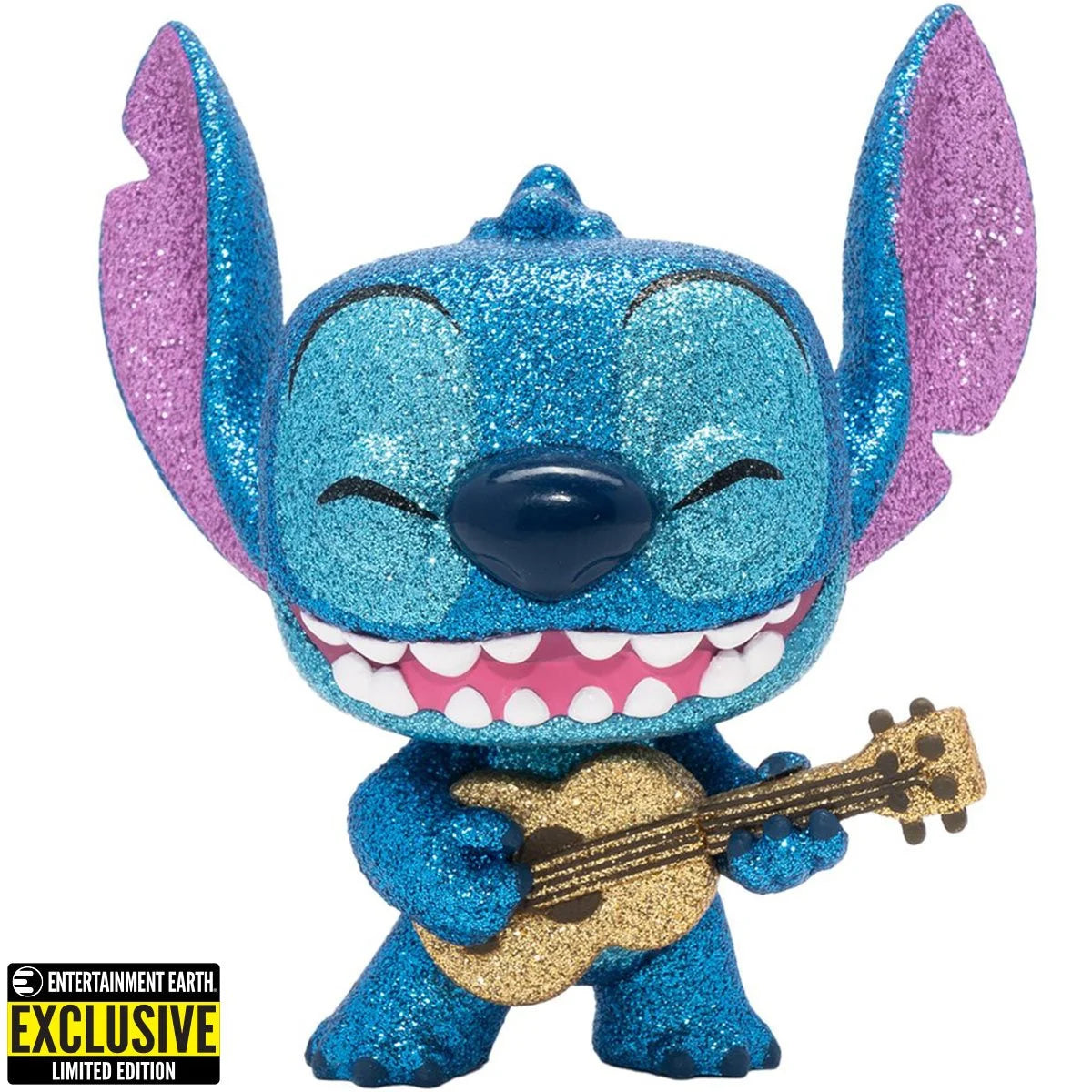 PRESALE | Funko Pop! Disney: Lilo & Stitch - Stitch with Ukulele Diamond Glitter #1044 Vinyl Figure