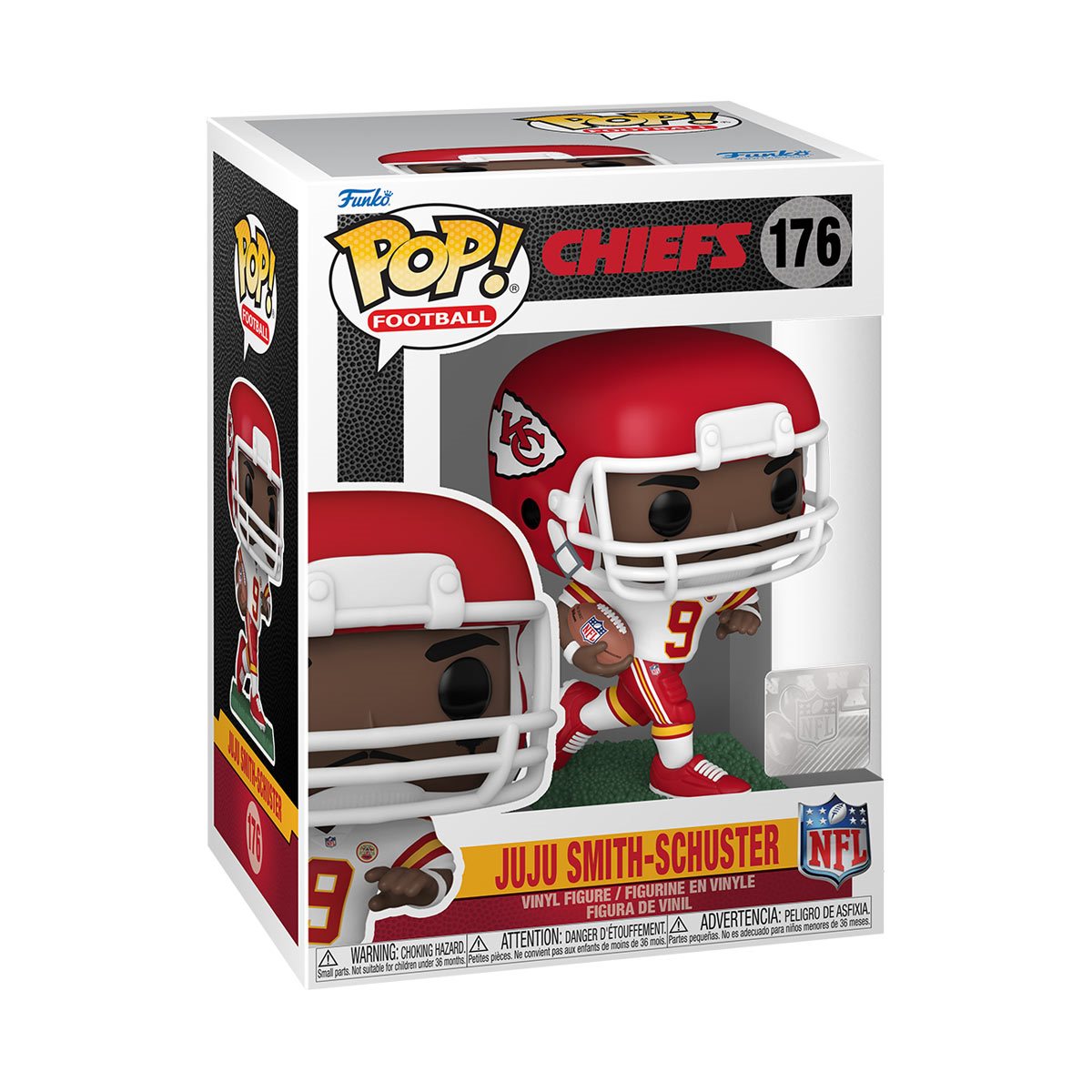 Funko Pop! NFL: Kansas City Chiefs - JuJu Smith-Schuster (Away) #176 Vinyl Figure