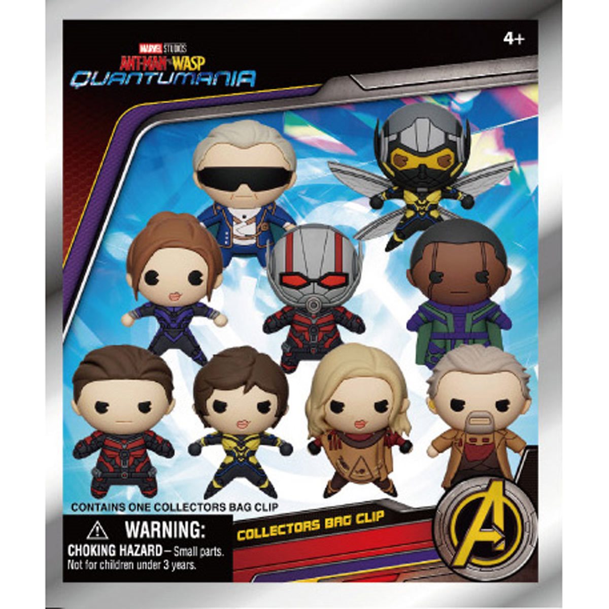 PRESALE | Marvel - Ant-Man and the Wasp: Quantumania 3D Bag Clip - Case of 24 - Gacha Mystery Blindbox