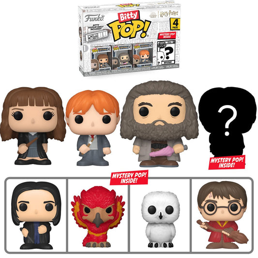 PRESALE | Funko Bitty POP! - Harry Potter - Hermione Granger - Four Pack Vinyl Figures